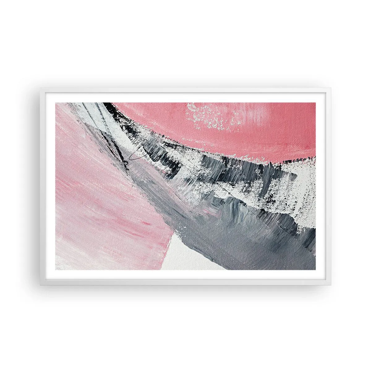 Affisch i vit ram - Anpassad komposition - 91x61 cm