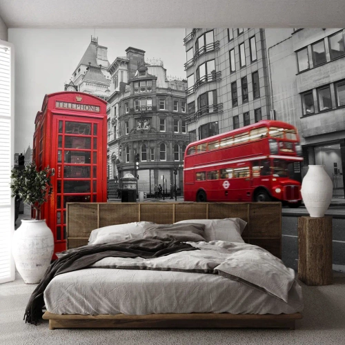 Fototapet på mått Premium Sand - Rödast i Europa - Stad, London, Arkitektur