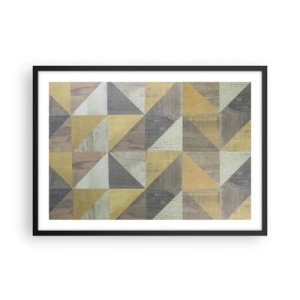 Affisch i svart ram - Under triangelns vinkel - 70x50 cm