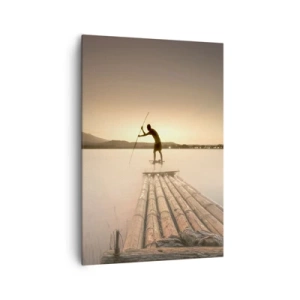 Canvastavla - Bild på duk - Före avkoppling - 70x100 cm