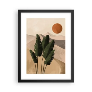 Affisch i svart ram - Livets triumf - 30x40 cm
