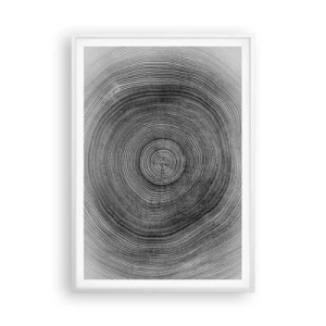 Affisch i vit ram - Ett tecken i tiden - 70x100 cm