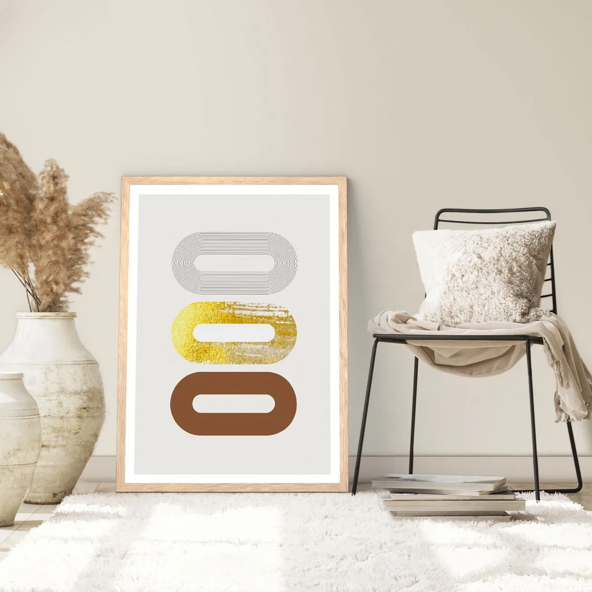 Affisch i ram av ljusek - Ooo! - 30x40 cm