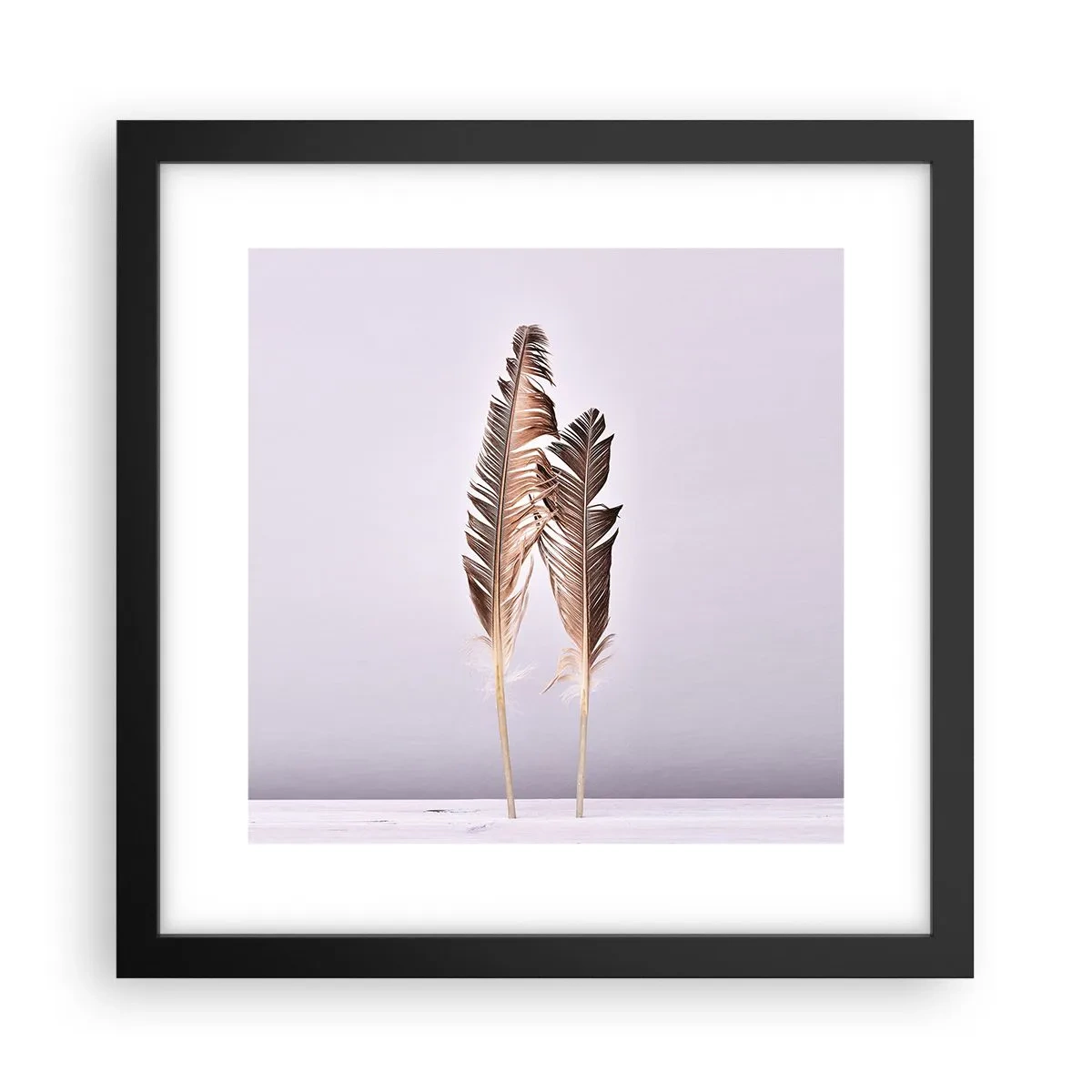 Affisch i svart ram - Mot intet - 30x30 cm