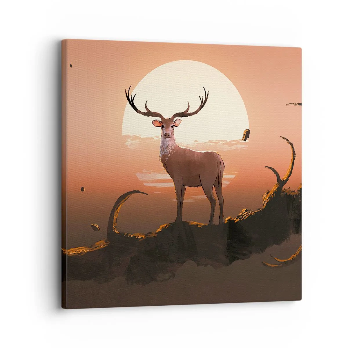 Canvastavla - Bild på duk - Denna natt är inte lik de andra - 30x30 cm