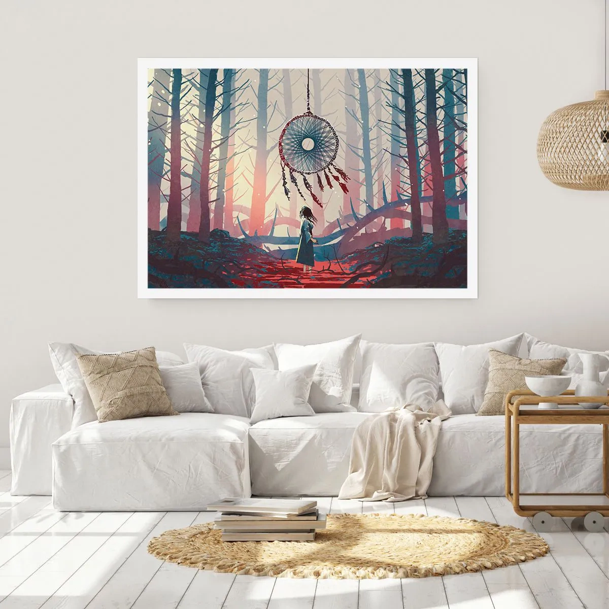 Affisch - Hemlighetsfull ritual av lyckan - 40x30 cm