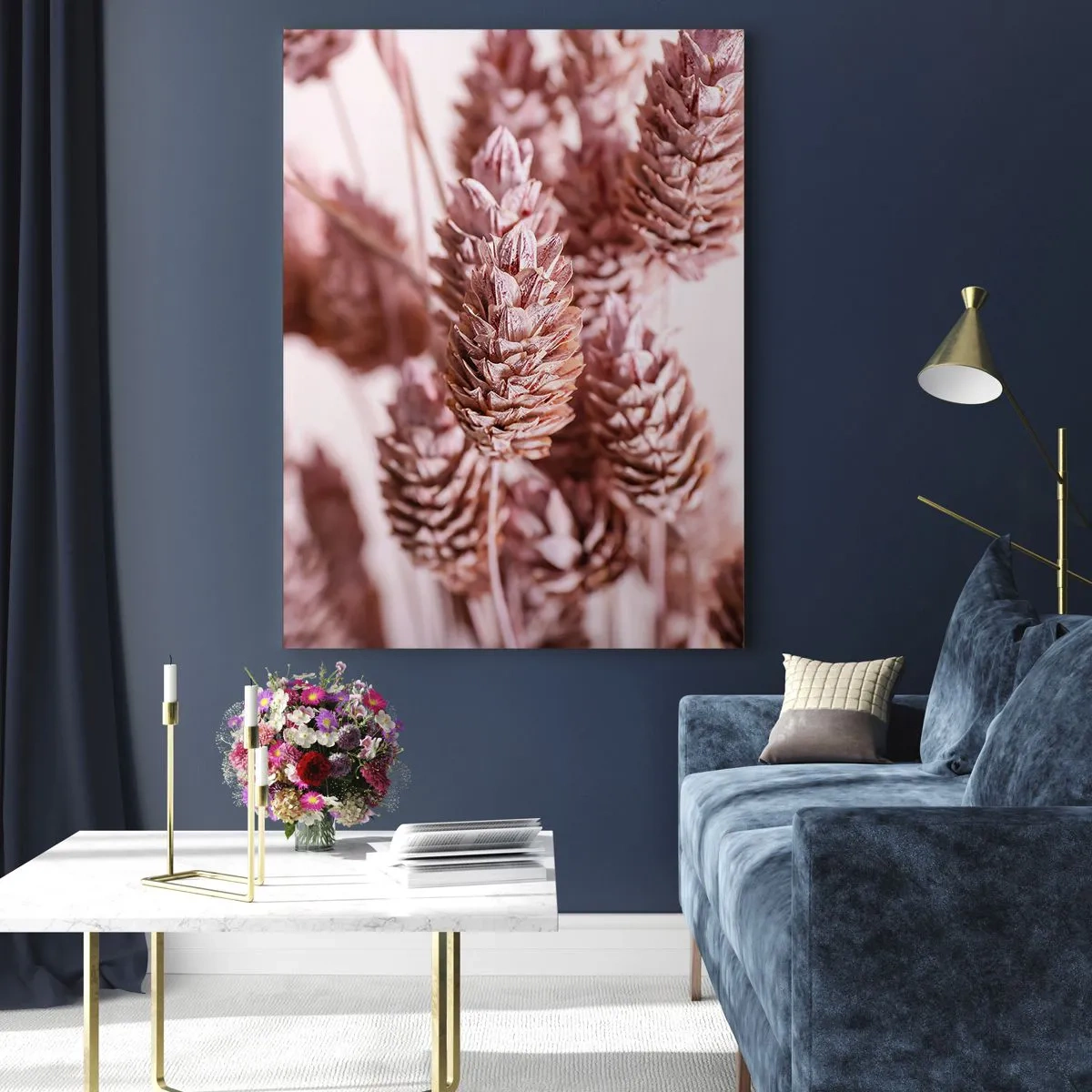 Glastavla - Bild på glas - Skenet bedrar - 80x120 cm