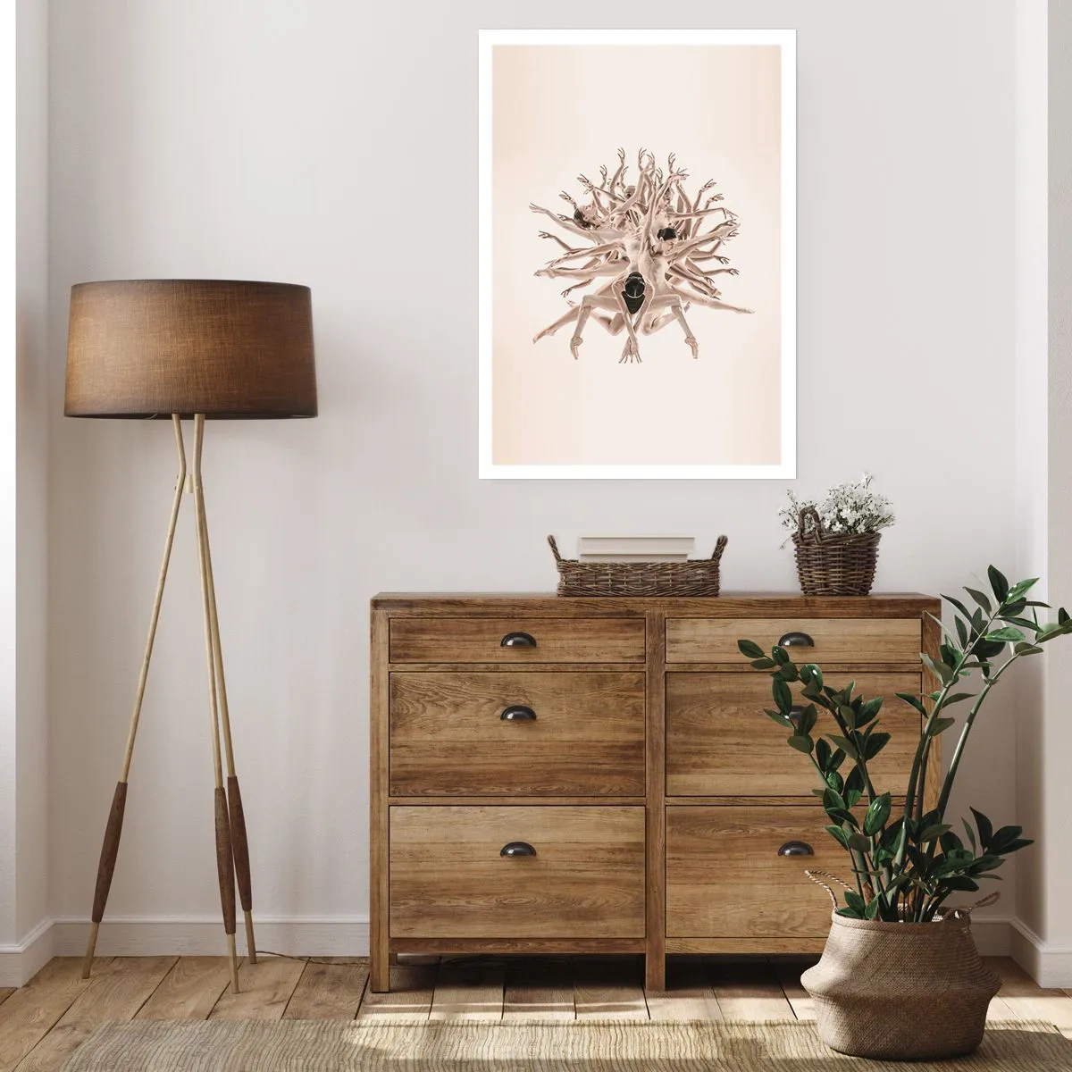 Affisch - Blommar i dansen - 50x70 cm