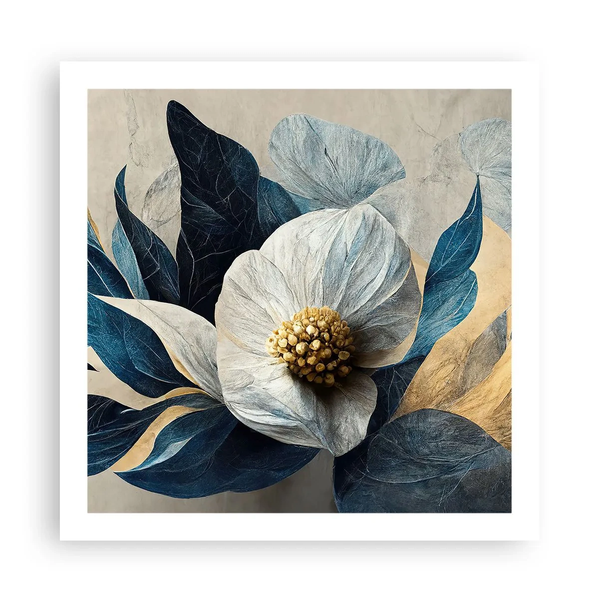 Affisch - Har ett hjärta av guld - 60x60 cm