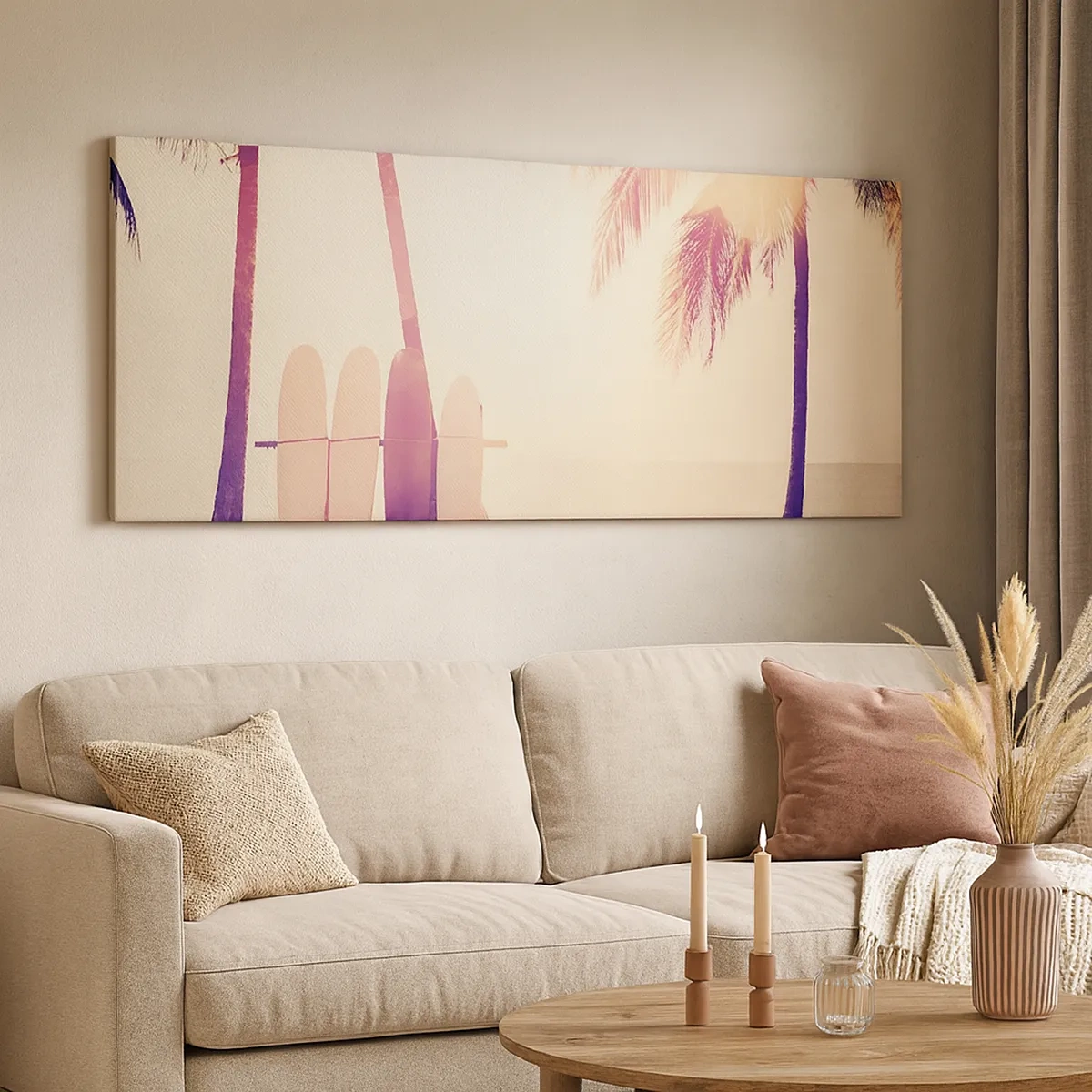 Canvastavla - Bild på duk - Det blir en underbar dag - 30x30 cm