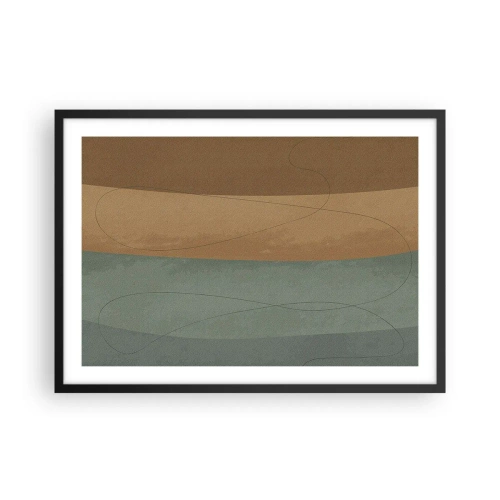 Affisch i svart ram - Horisontell komposition - 70x50 cm
