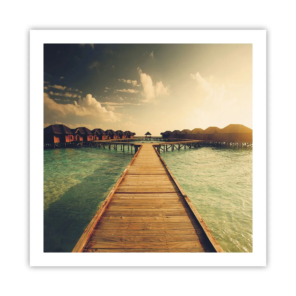 Affisch - Varm inbjudan - 60x60 cm