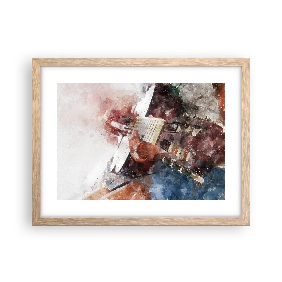 Affisch i ram av ljusek - Vad tycker du om det? - 40x30 cm