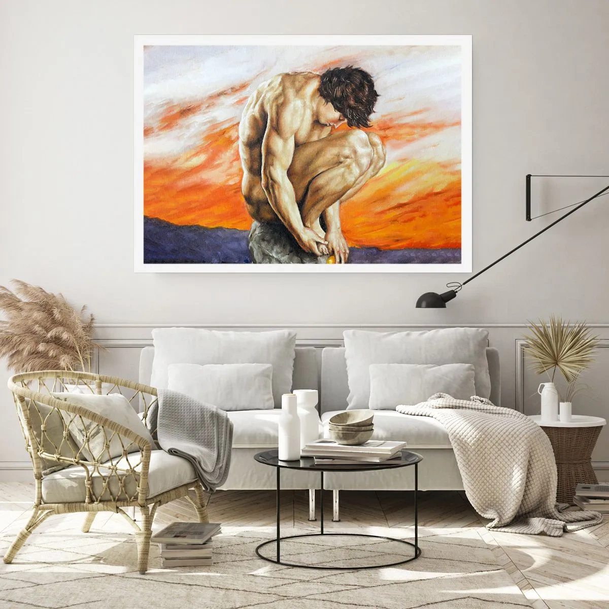 Affisch - Försänkt i sig själv - 100x70 cm