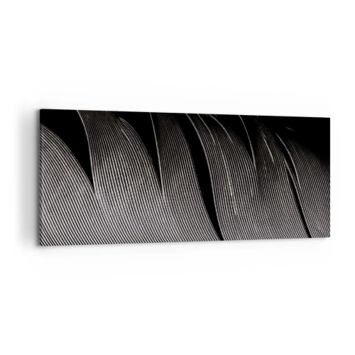 Canvastavla - Bild på duk - Fjäder - en underbar konstruktion - 120x50 cm