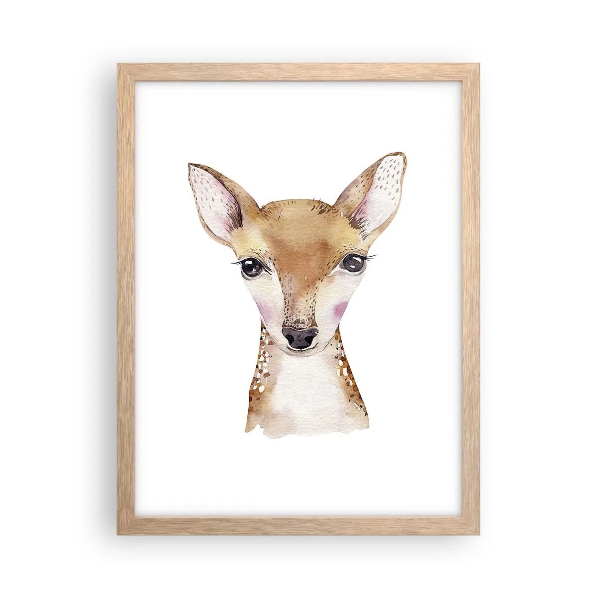 Affisch i ram av ljusek - Oskuldens natur - 30x40 cm