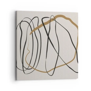 Canvastavla - Bild på duk - Komposition: besittande dans - 70x70 cm