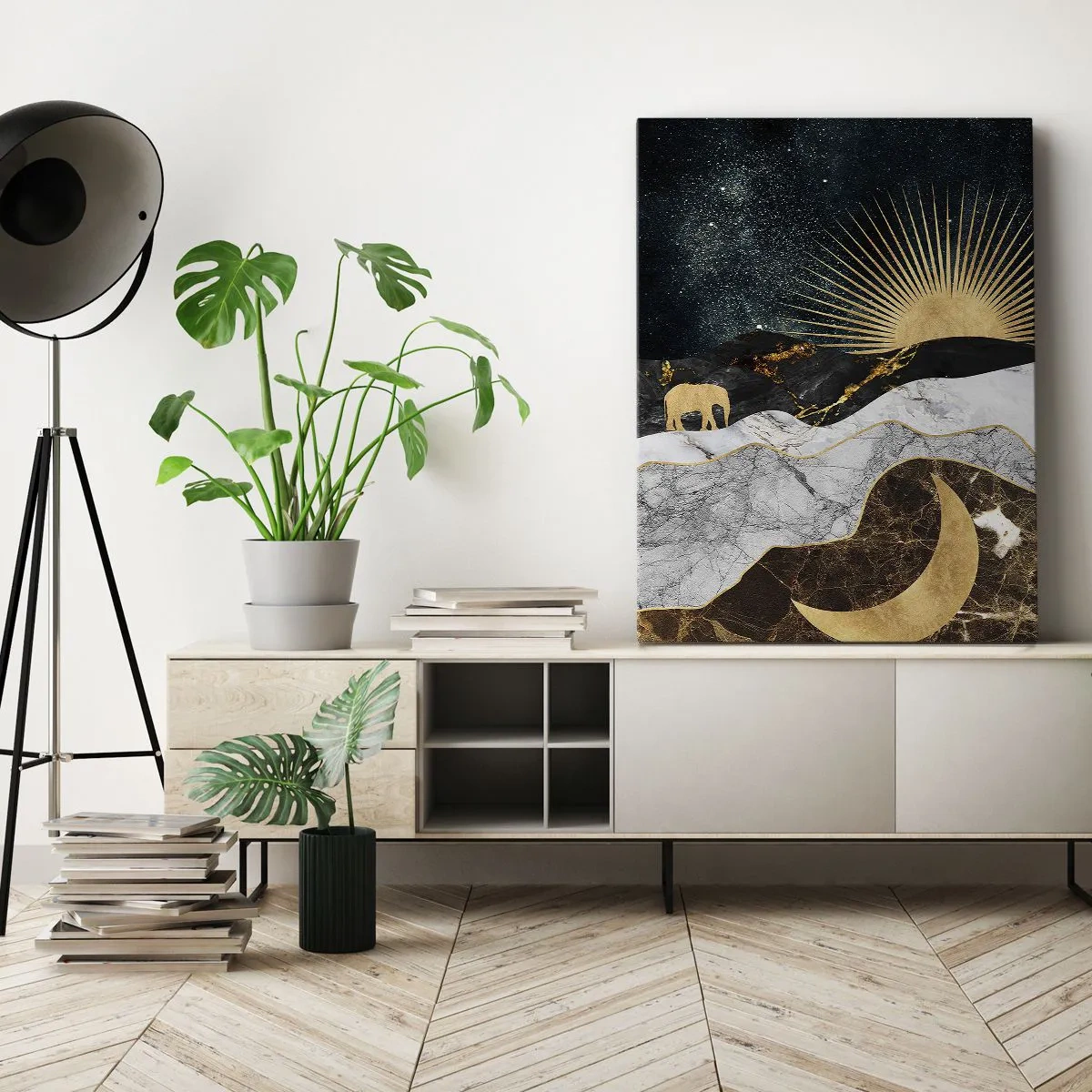 Canvastavla - Bild på duk - Eviga lagar - 80x120 cm