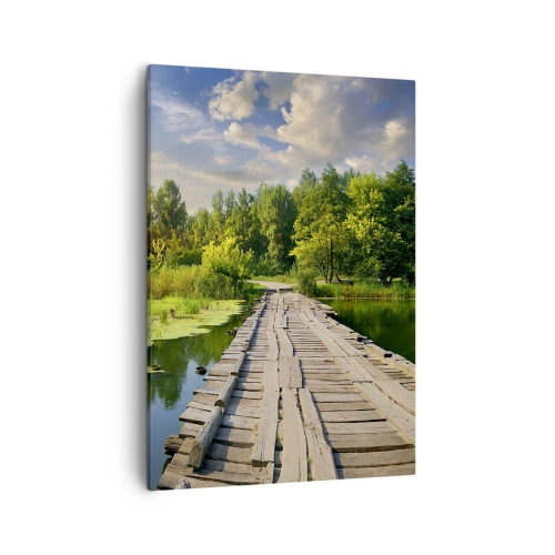 Canvastavla - Bild på duk - Sommar, sommar överallt - 50x70 cm