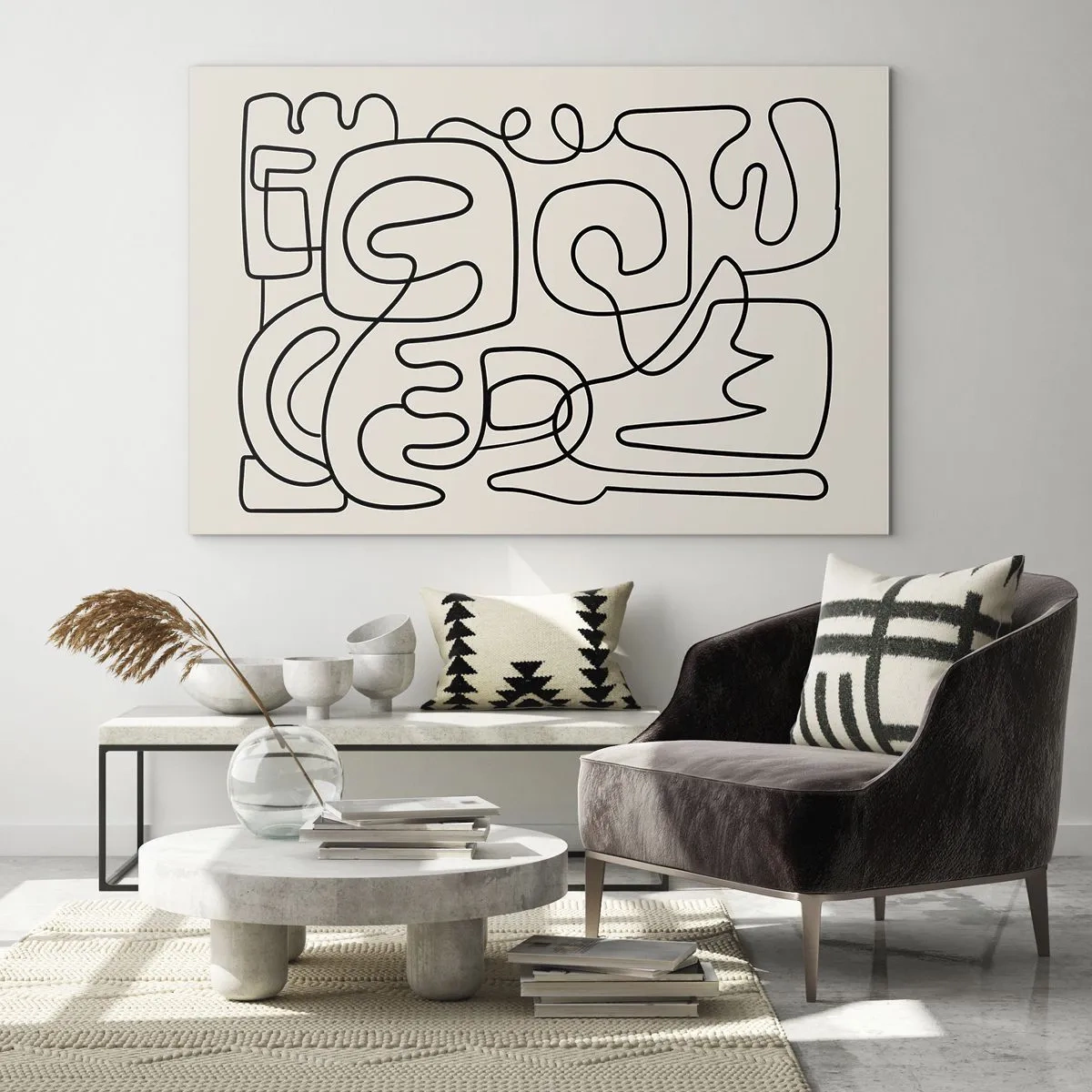 Glastavla - Bild på glas - Följ spåret - 100x70 cm