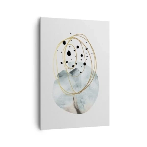 Canvastavla - Bild på duk - I rummets famn - 70x100 cm