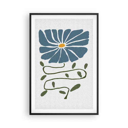 Affisch i svart ram - Kvist till blomma - 61x91 cm