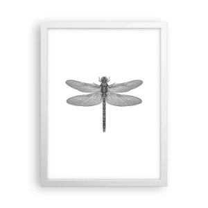 Affisch i vit ram - Precision i naturen - 30x40 cm