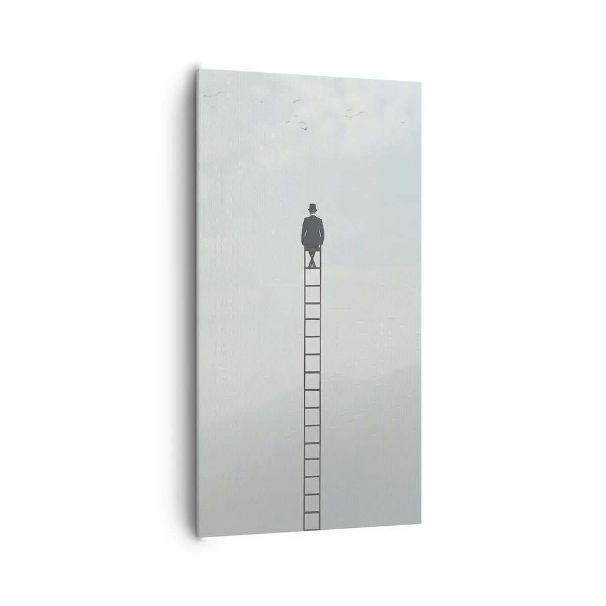 Canvastavla - Bild på duk - Var över det - 65x120 cm