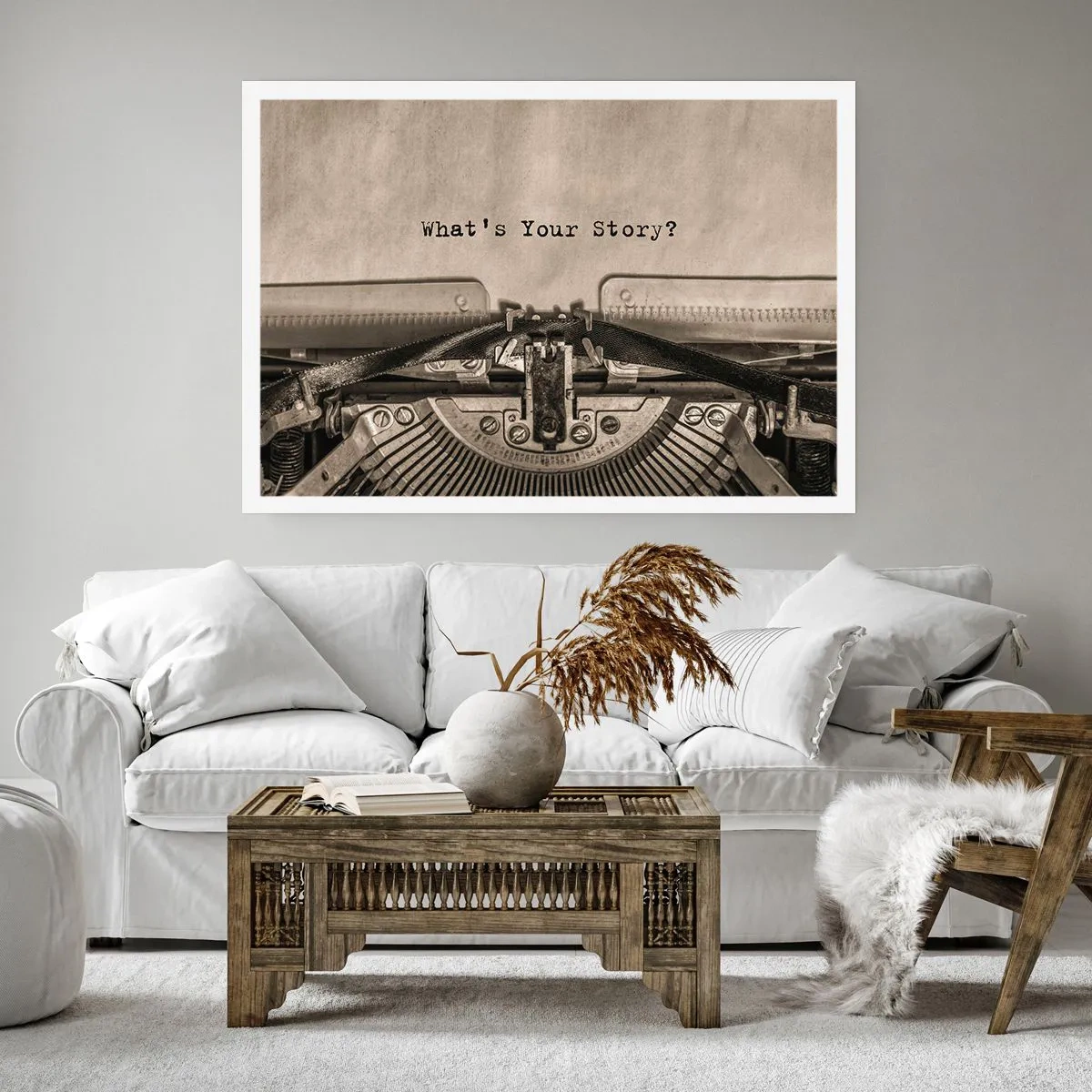 Affisch - Svara mig - 50x40 cm