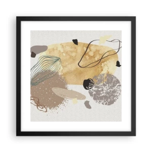 Affisch i svart ram - Olika former - 40x40 cm