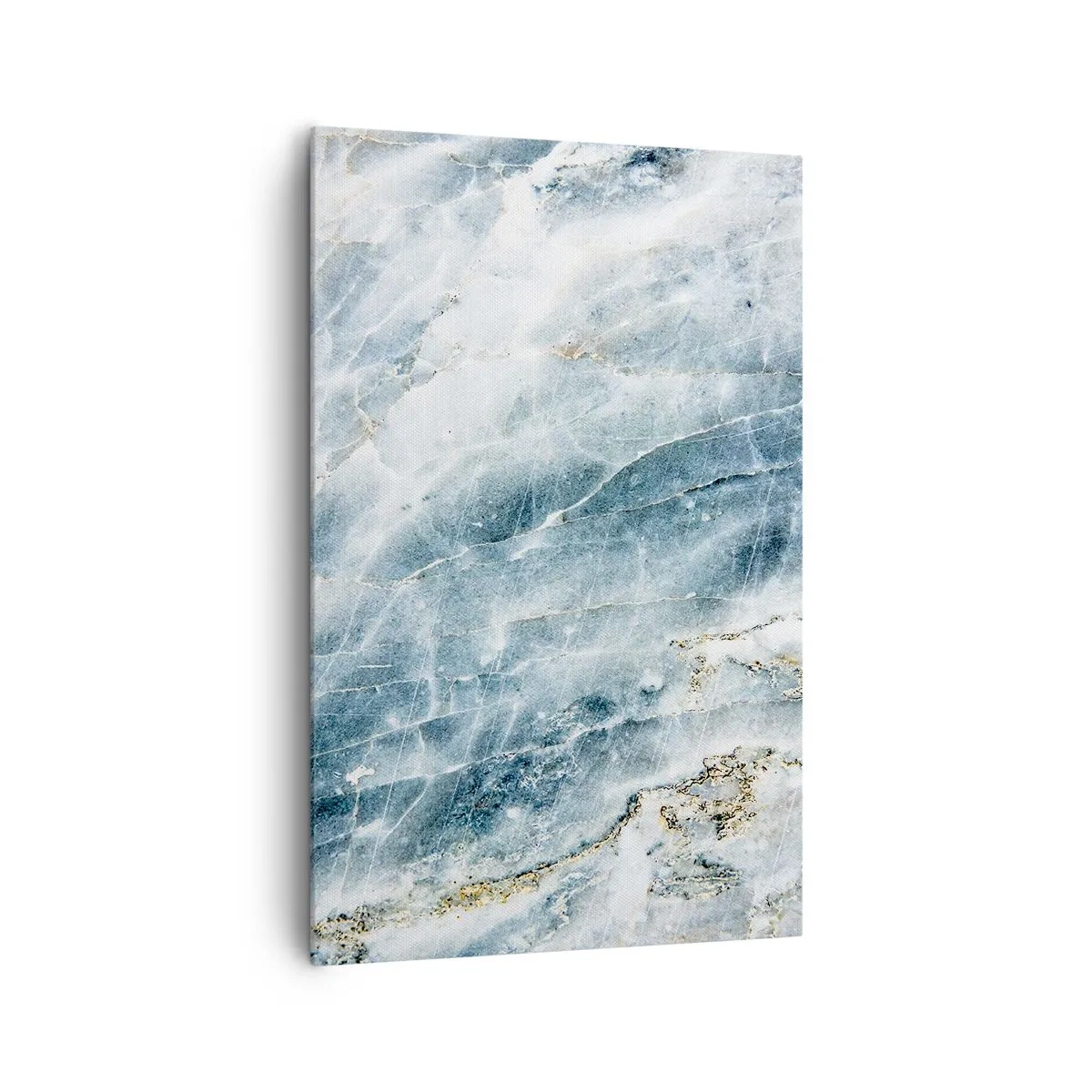 Canvastavla - Bild på duk - Isvärld - 80x120 cm