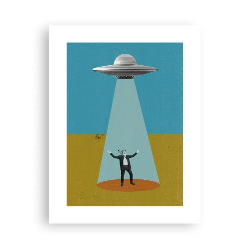 Affisch - Ett nära möte - 30x40 cm