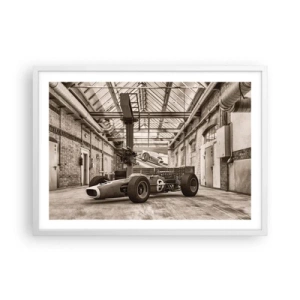 Affisch i vit ram - Segrarens vila - 70x50 cm