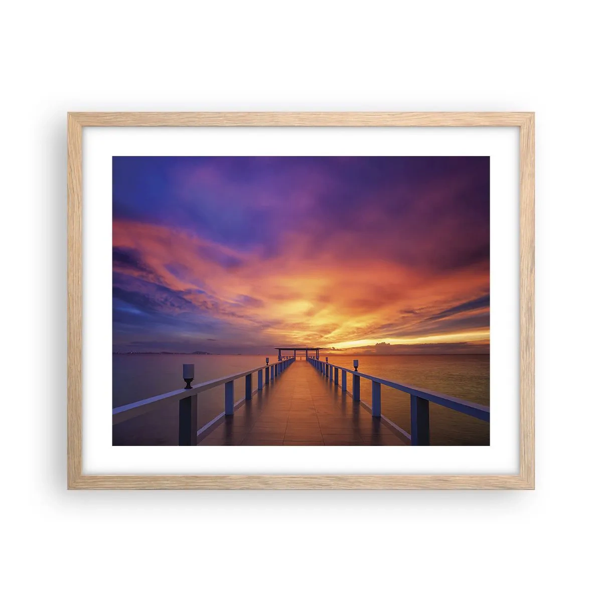 Affisch i ram av ljusek - Utan ände - 50x40 cm