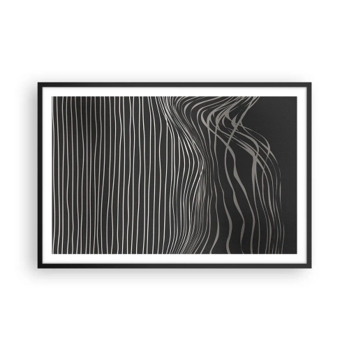 Affisch i svart ram - Rytm och accent - 91x61 cm