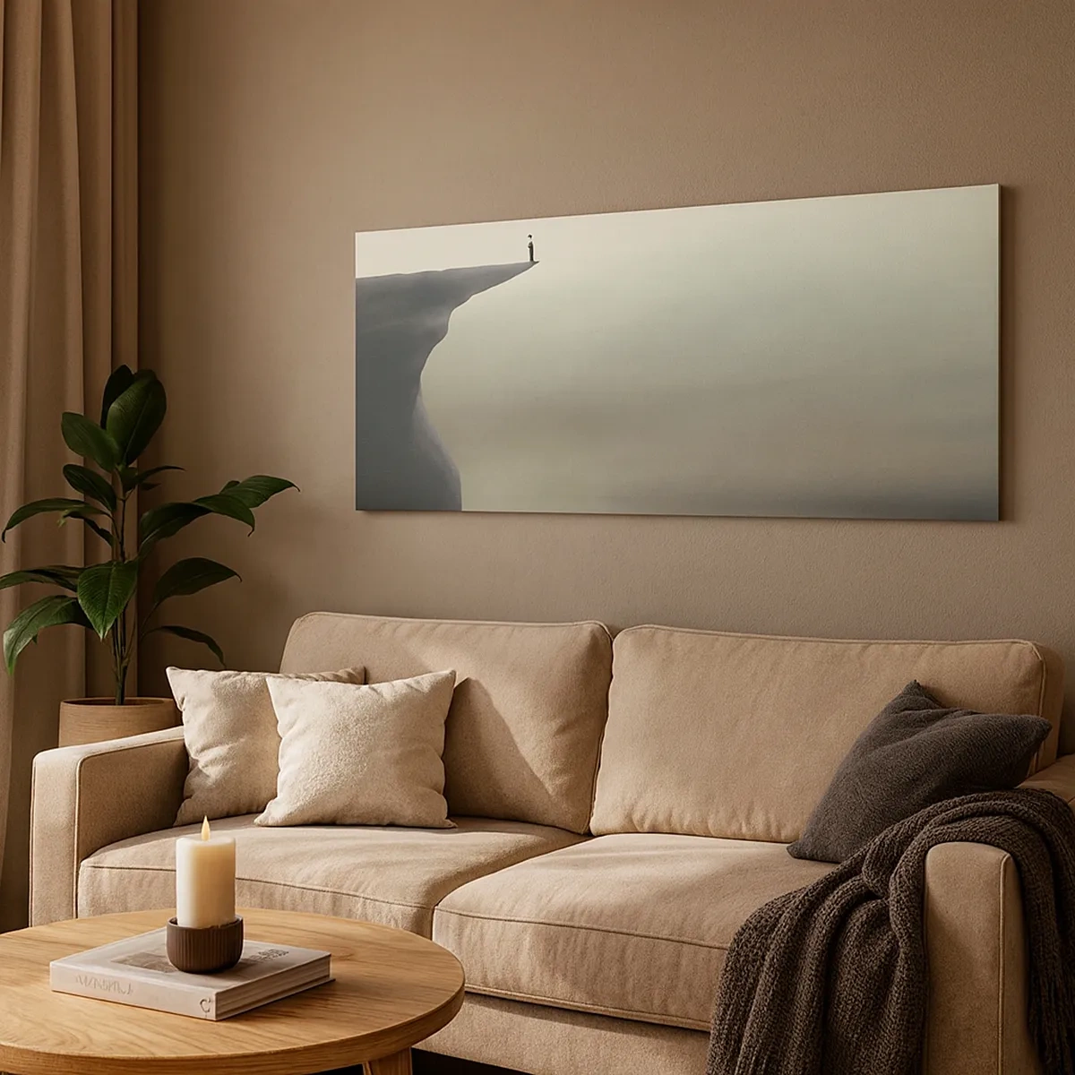 Canvastavla - Bild på duk - Uppåt, naturligtvis! - 30x30 cm