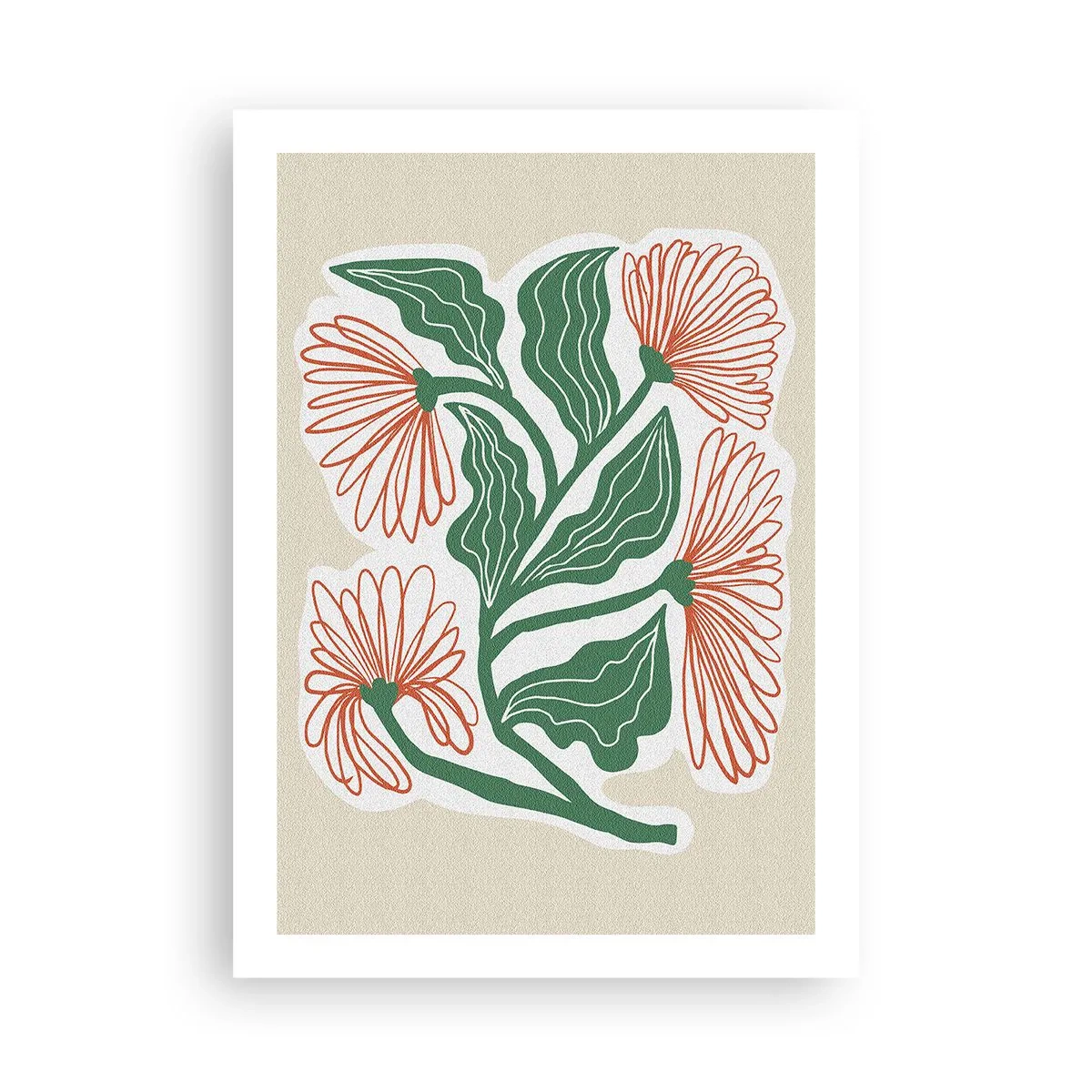 Affisch - Folkligt och modernt - 50x70 cm