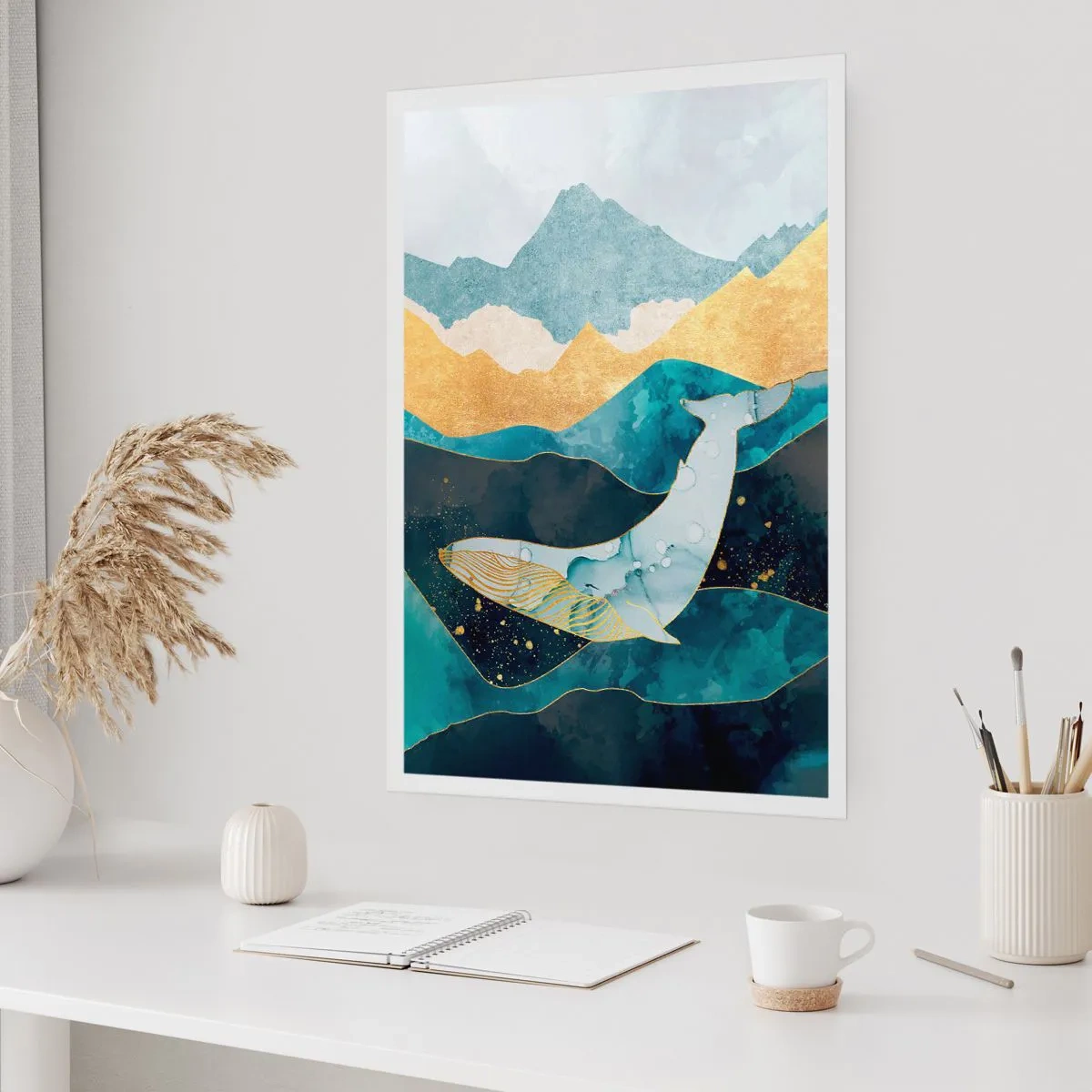 Affisch - Norra halvklotets kalla skönhet - 40x50 cm