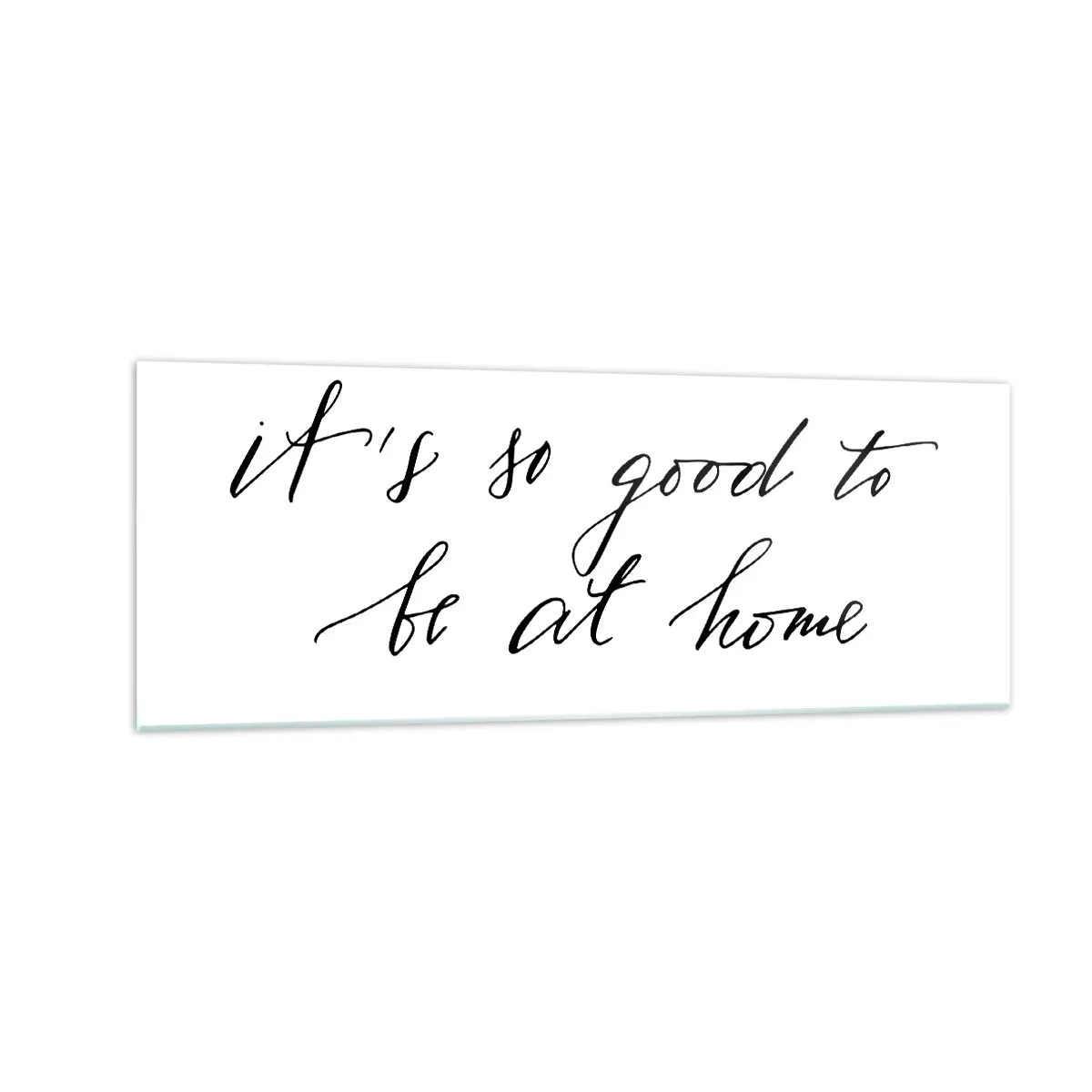 Glastavla - Bild på glas - Hela sanningen - 140x50 cm