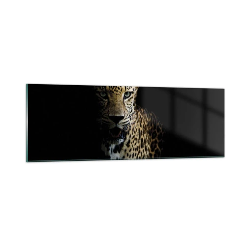 Glastavla - Bild på glas - Mörk skönhet - 90x30 cm