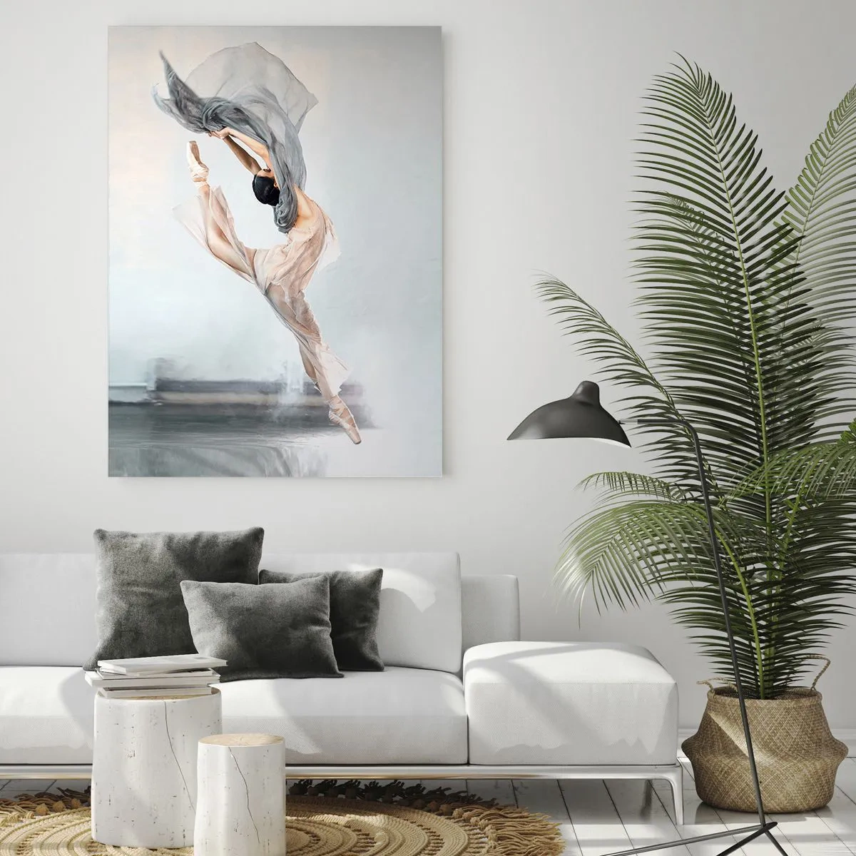 Glastavla - Bild på glas - Dansextas - 50x70 cm