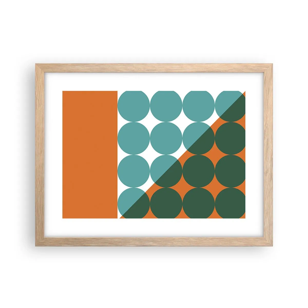 Affisch i ram av ljusek - Uppåt och på diagonalen - 40x30 cm