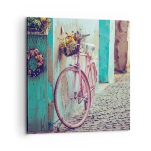 Canvastavla - Bild på duk - Strax tillbaka - 60x60 cm