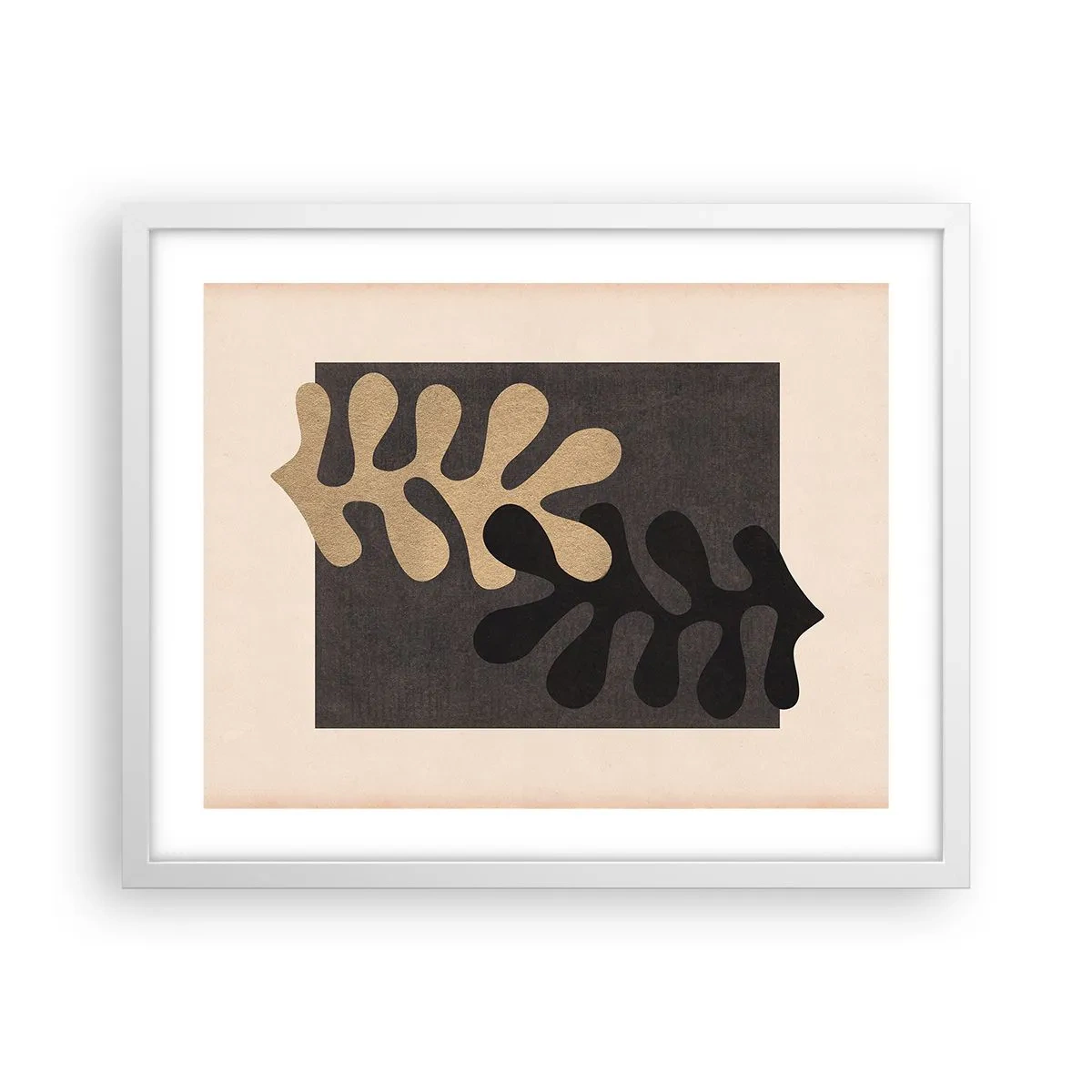 Affisch i vit ram - Brist och komplettering - 50x40 cm