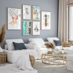 Palm cream - Inspiration till vardagsrummet