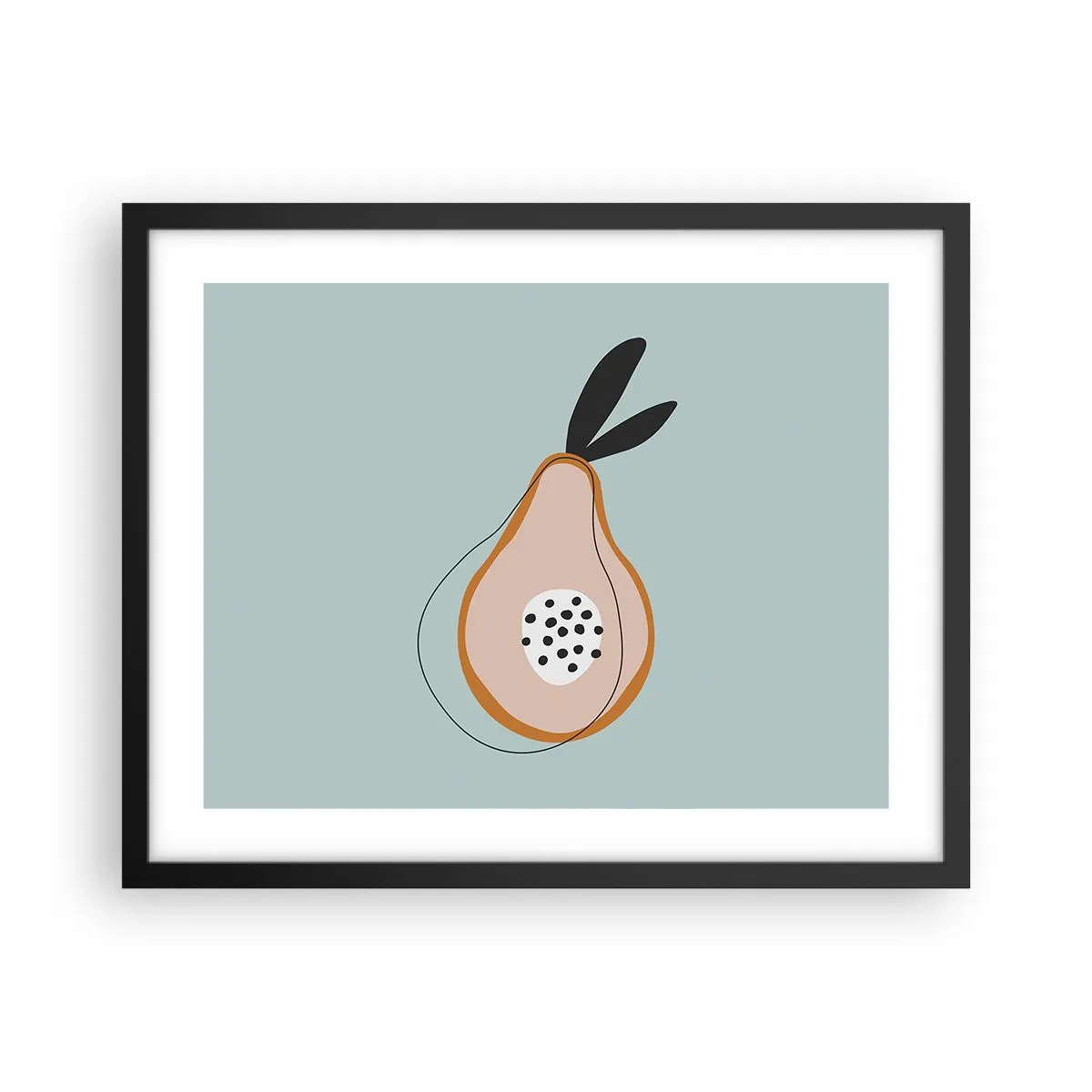 Affisch i svart ram - Att tränga in i sakens natur - 50x40 cm