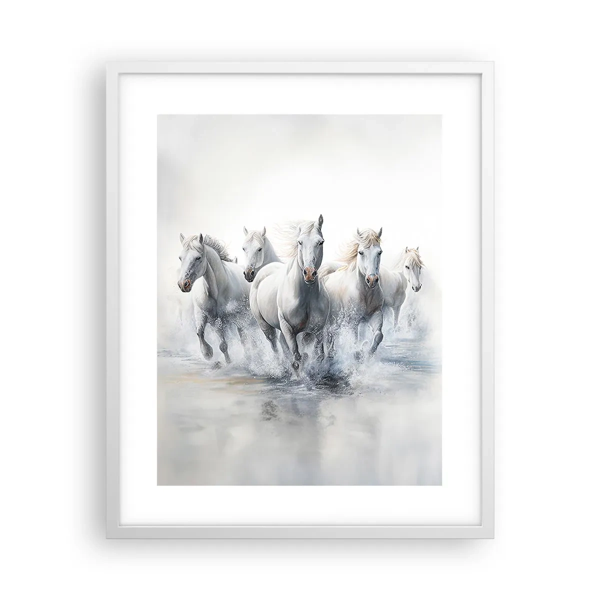 Affisch i vit ram - Vit magi - 40x50 cm