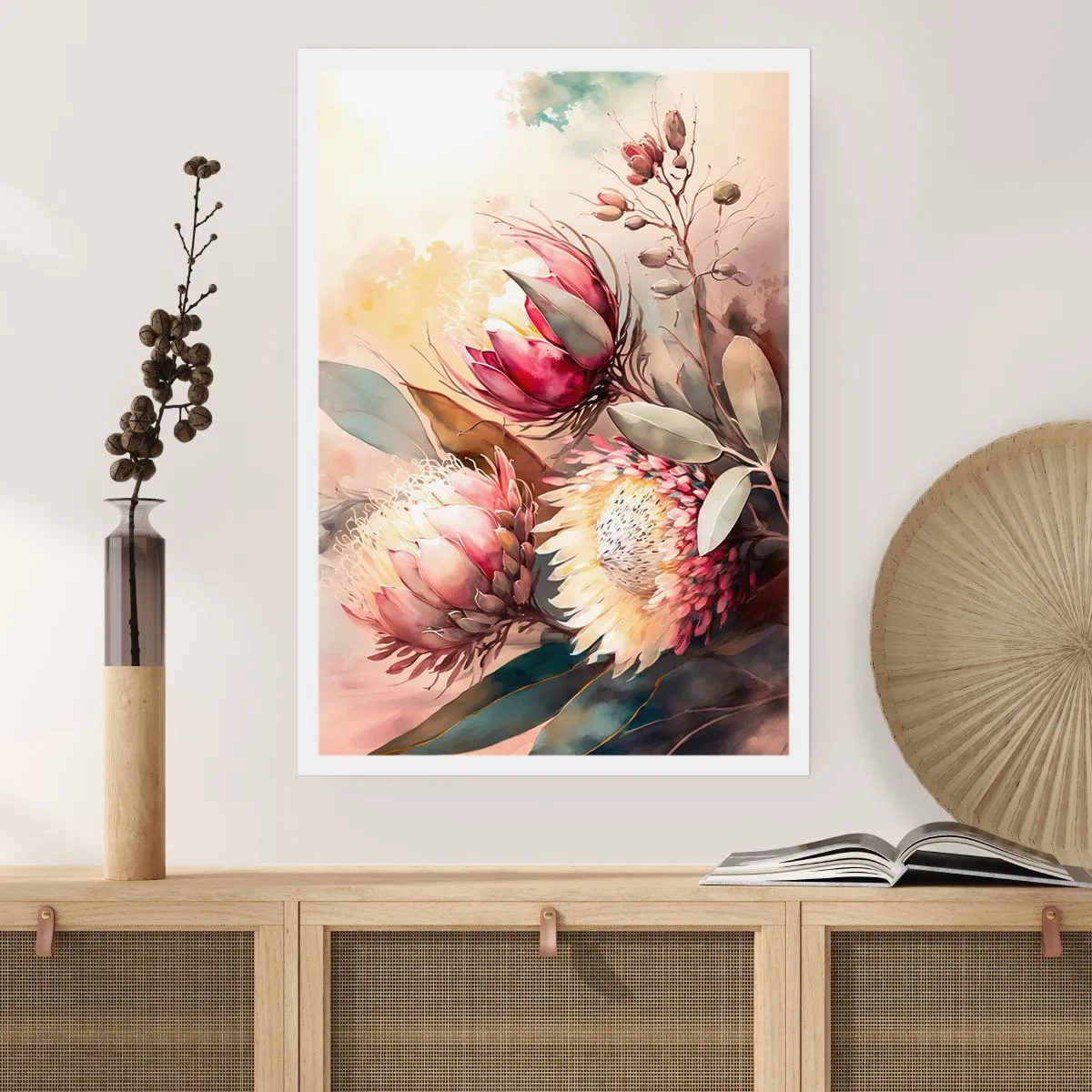 Affisch - Från profil och en face - 70x100 cm