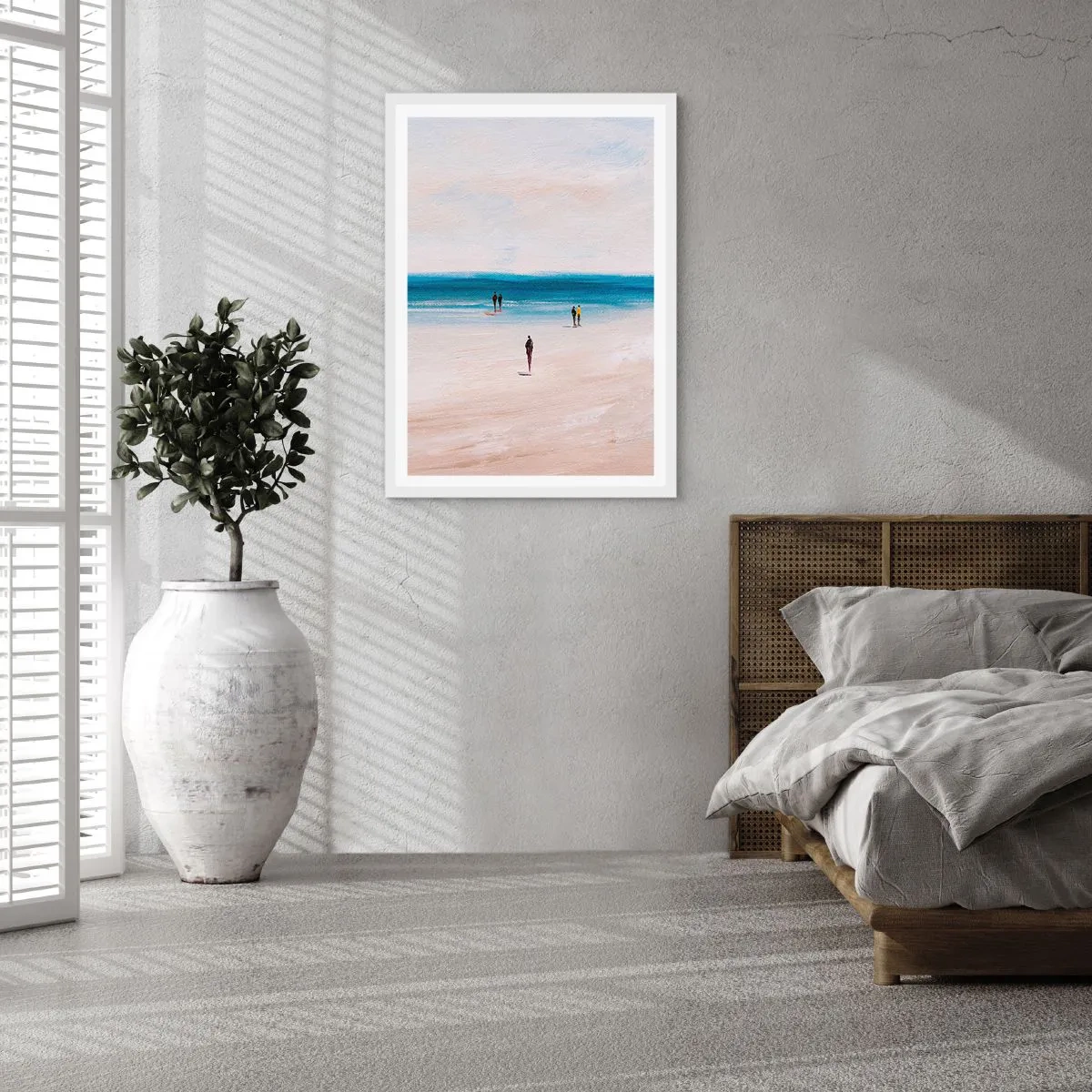 Affisch i vit ram - Ett naturligt behov - 70x100 cm