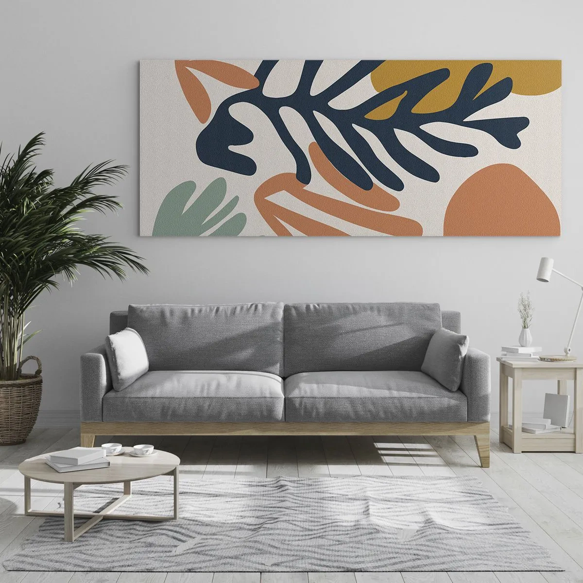 Glastavla - Bild på glas - Korallhav - 140x50 cm